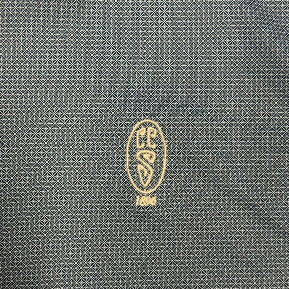 Turtleson Golf Shirt Scranton Country Club Polka Dot Polo Stretch Blue XL - Picture 4 of 8